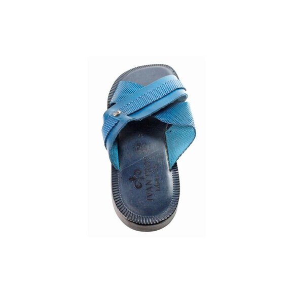 Levi Blue Men’s Italian Leather Sandals Shoes main image 5